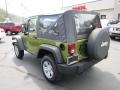 2010 Rescue Green Metallic Jeep Wrangler Sport 4x4  photo #5