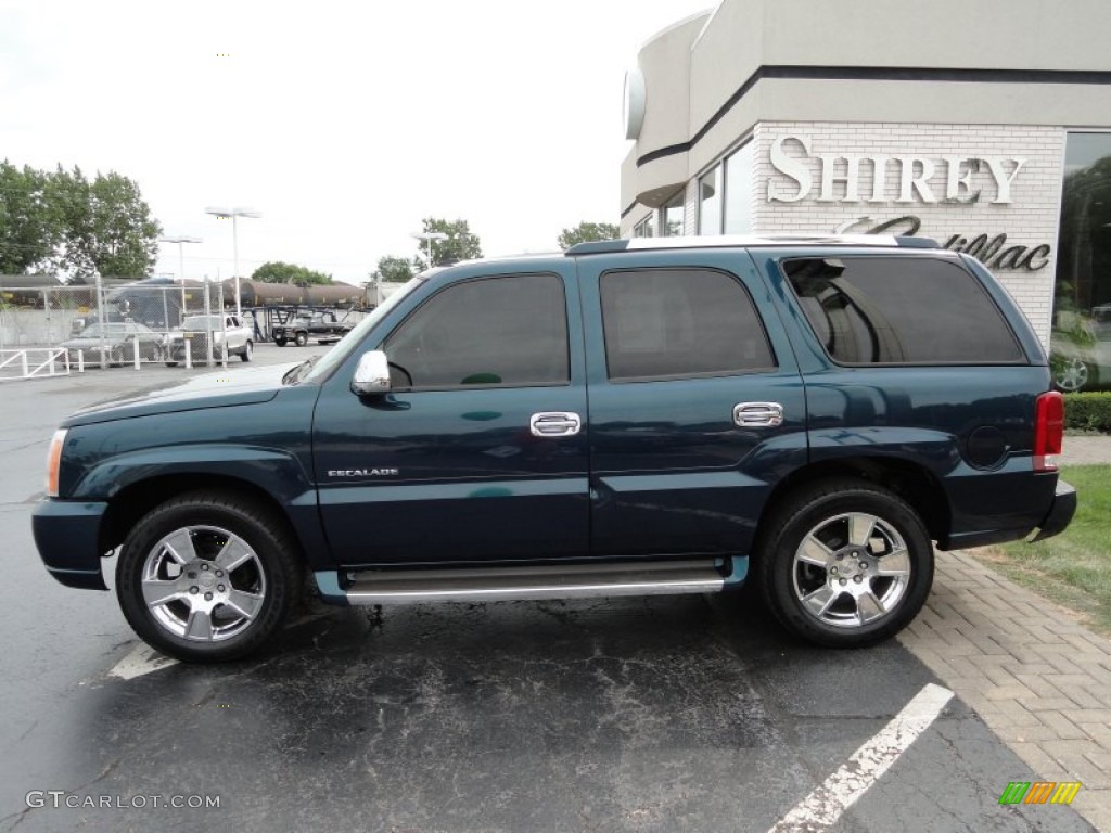 2006 Escalade AWD - Rip Tide Blue / Shale photo #8