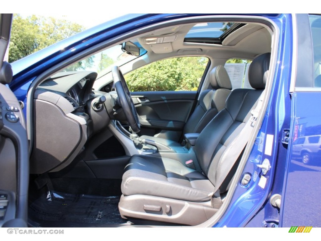 2009 TSX Sedan - Vortex Blue Pearl / Ebony photo #11