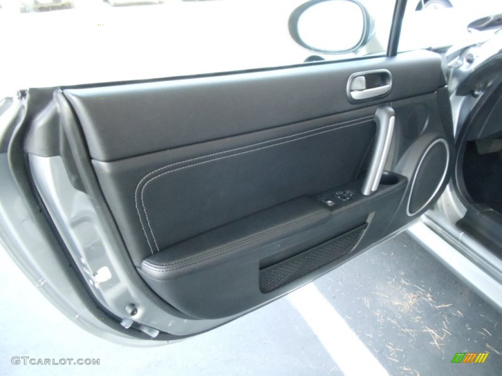 2009 Mazda MX-5 Miata Grand Touring Roadster Black Door Panel Photo #53548658