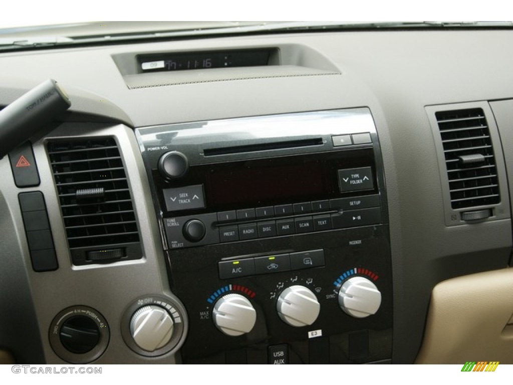 2011 Tundra Double Cab 4x4 - Black / Sand Beige photo #11