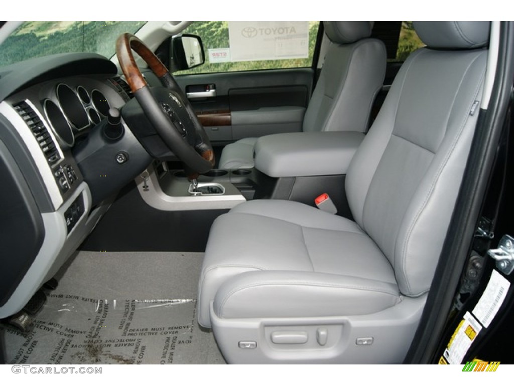 Graphite Gray Interior 2011 Toyota Tundra Platinum CrewMax 4x4 Photo #53549898