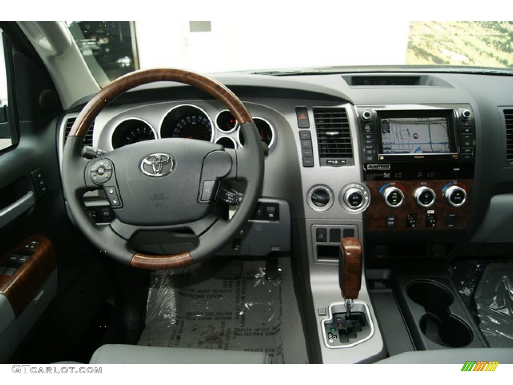 2011 Toyota Tundra Platinum CrewMax 4x4 Graphite Gray Dashboard Photo #53550009