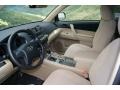  2012 Highlander V6 4WD Sand Beige Interior