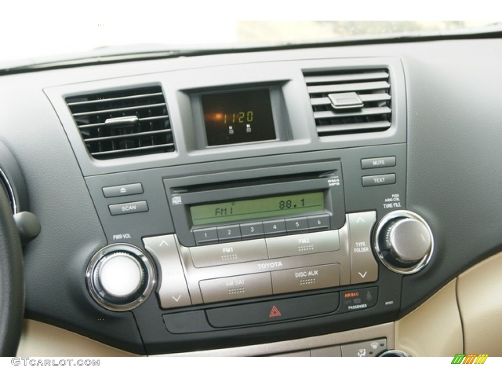 2012 Highlander V6 4WD - Nautical Blue Metallic / Sand Beige photo #13