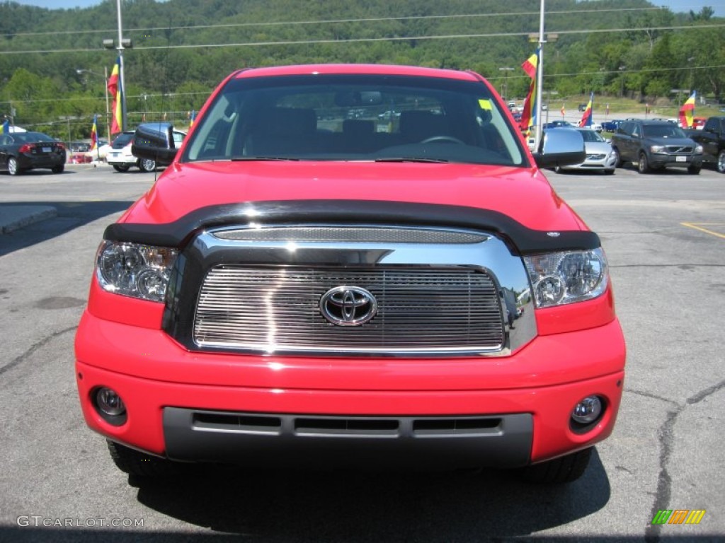 2008 Tundra Limited CrewMax 4x4 - Radiant Red / Graphite Gray photo #3