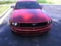 2009 Dark Candy Apple Red Ford Mustang V6 Premium Coupe  photo #8