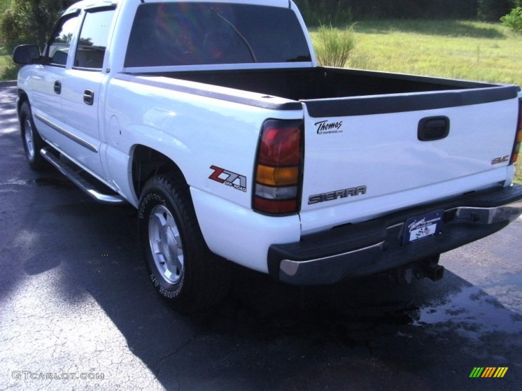 2006 Sierra 1500 SLT Z71 Crew Cab 4x4 - Summit White / Neutral photo #10