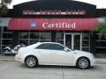 White Diamond Tricoat 2010 Cadillac CTS 3.6 Sedan