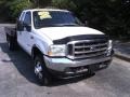 Oxford White - F350 Super Duty XLT SuperCab 4x4 Stake Truck Photo No. 5