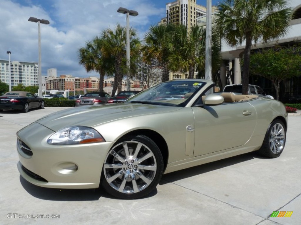 Winter Gold Metallic Jaguar XK