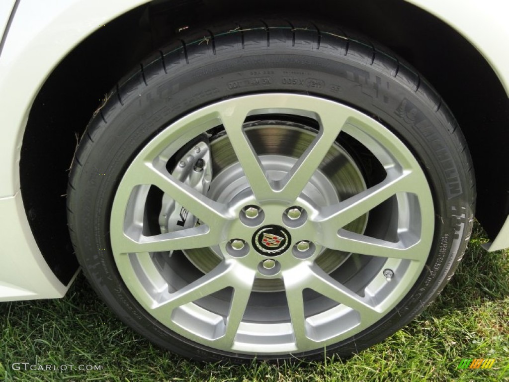 2012 CTS -V Sedan - White Diamond Tricoat / Ebony/Ebony photo #9