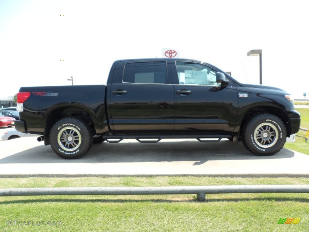 2011 Tundra TRD Rock Warrior CrewMax 4x4 - Black / Black photo #2