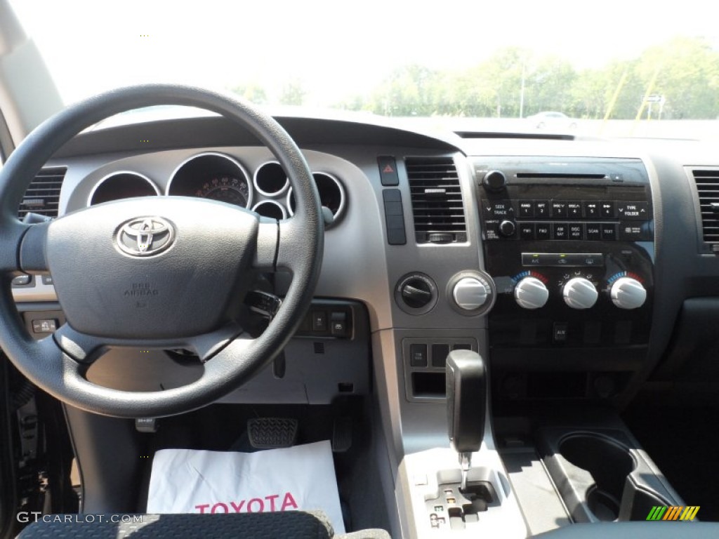 2011 Toyota Tundra TRD Rock Warrior CrewMax 4x4 Black Dashboard Photo #53553915