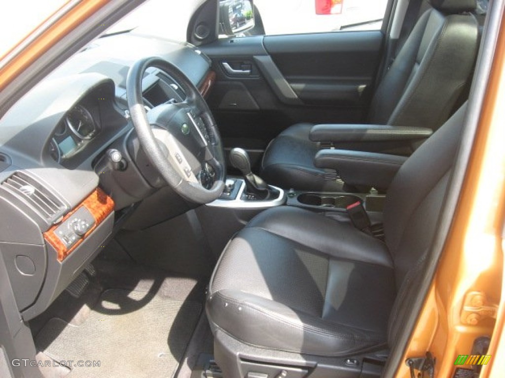 Ebony Black Interior 2008 Land Rover LR2 SE Photo #53553933