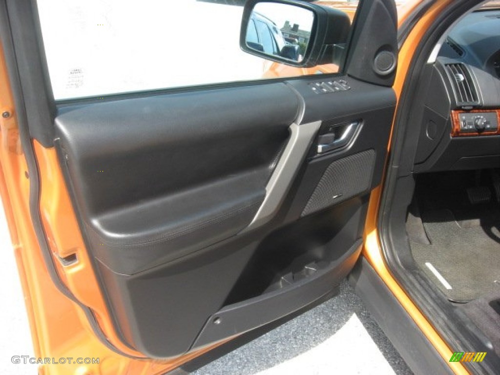 2008 Land Rover LR2 SE Ebony Black Door Panel Photo #53554002
