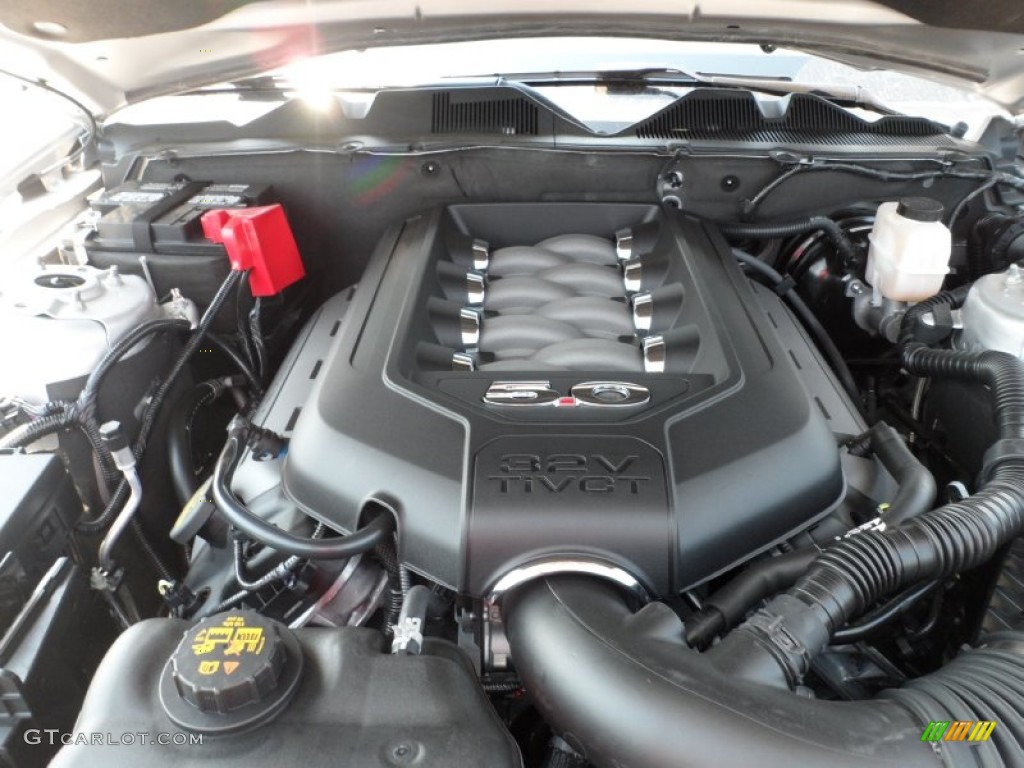 2012 Ford Mustang GT Coupe 5.0 Liter DOHC 32-Valve Ti-VCT V8 Engine Photo #53555541