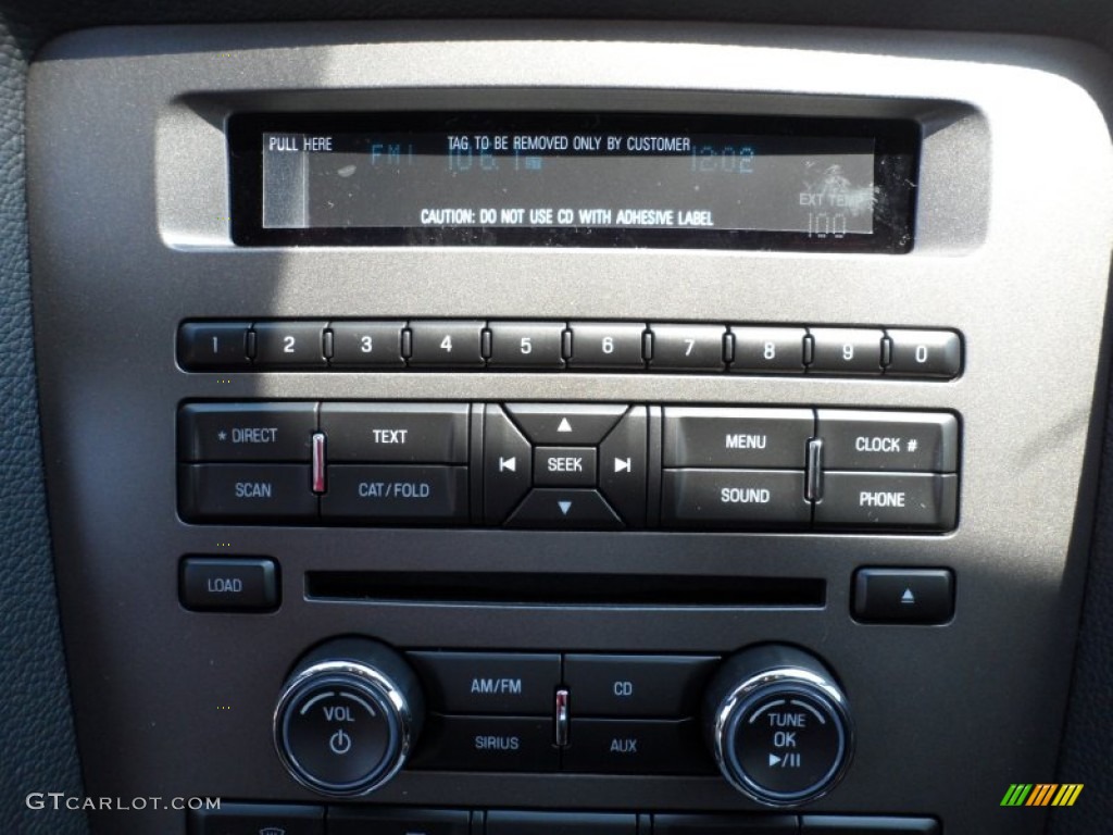 2012 Ford Mustang GT Coupe Audio System Photo #53555670