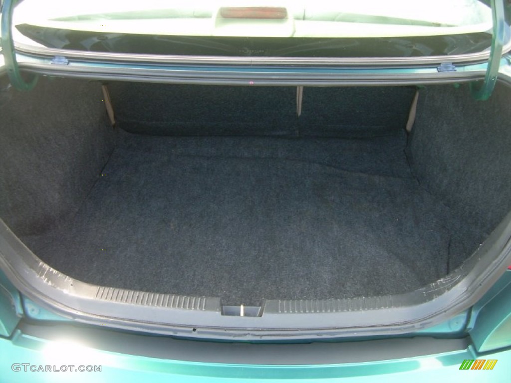 1998 Escort SE Sedan - Pacific Green Metallic / Beige photo #15