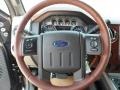 Chaparral Leather 2012 Ford F250 Super Duty King Ranch Crew Cab 4x4 Steering Wheel