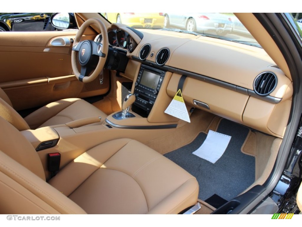 Sand Beige Interior 2012 Porsche Cayman Standard Cayman Model Photo #53556315