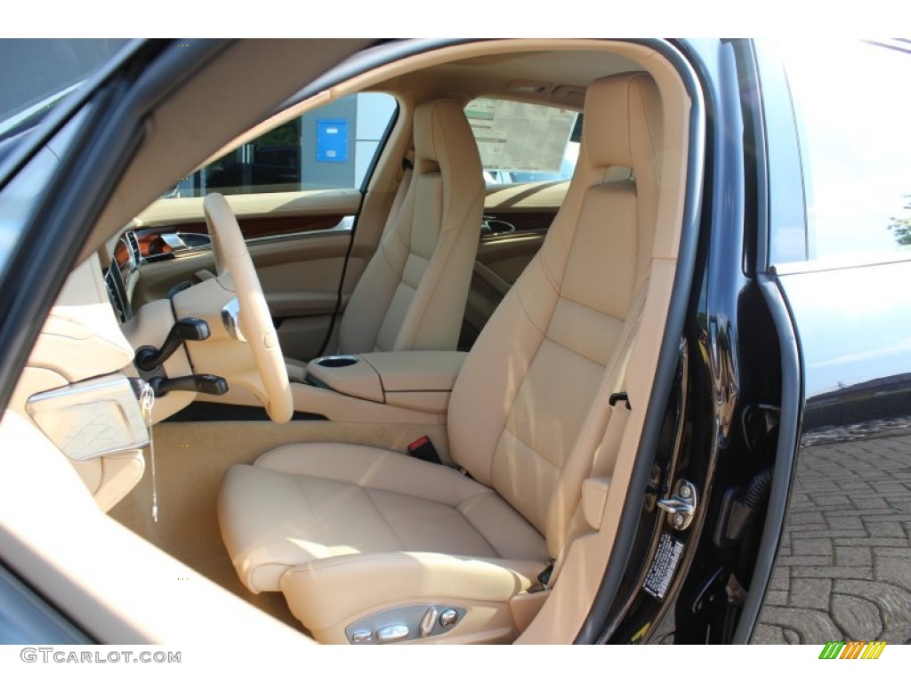 Luxor Beige Interior 2012 Porsche Panamera 4 Photo #53556576