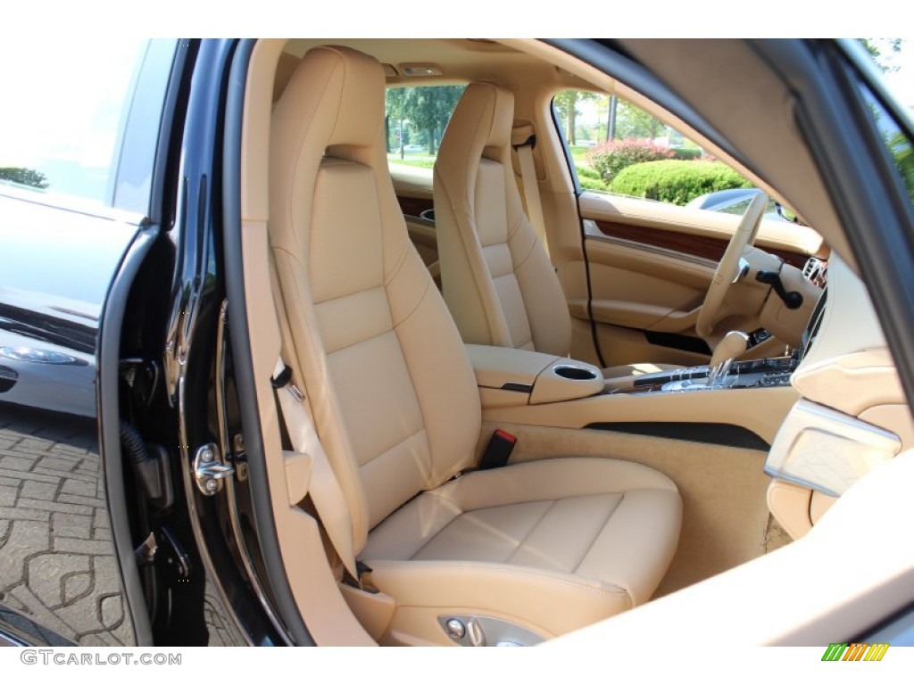 Luxor Beige Interior 2012 Porsche Panamera 4 Photo #53556834