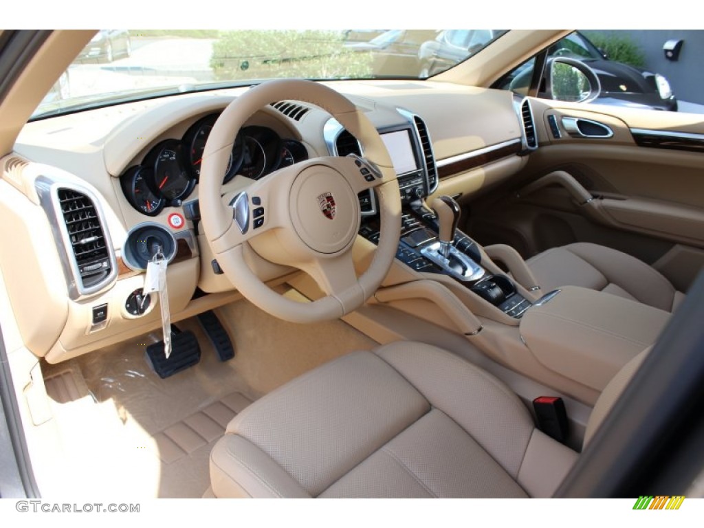 Luxor Beige Interior 2012 Porsche Cayenne Standard Cayenne Model Photo #53557057