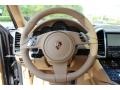 Luxor Beige 2012 Porsche Cayenne Standard Cayenne Model Steering Wheel
