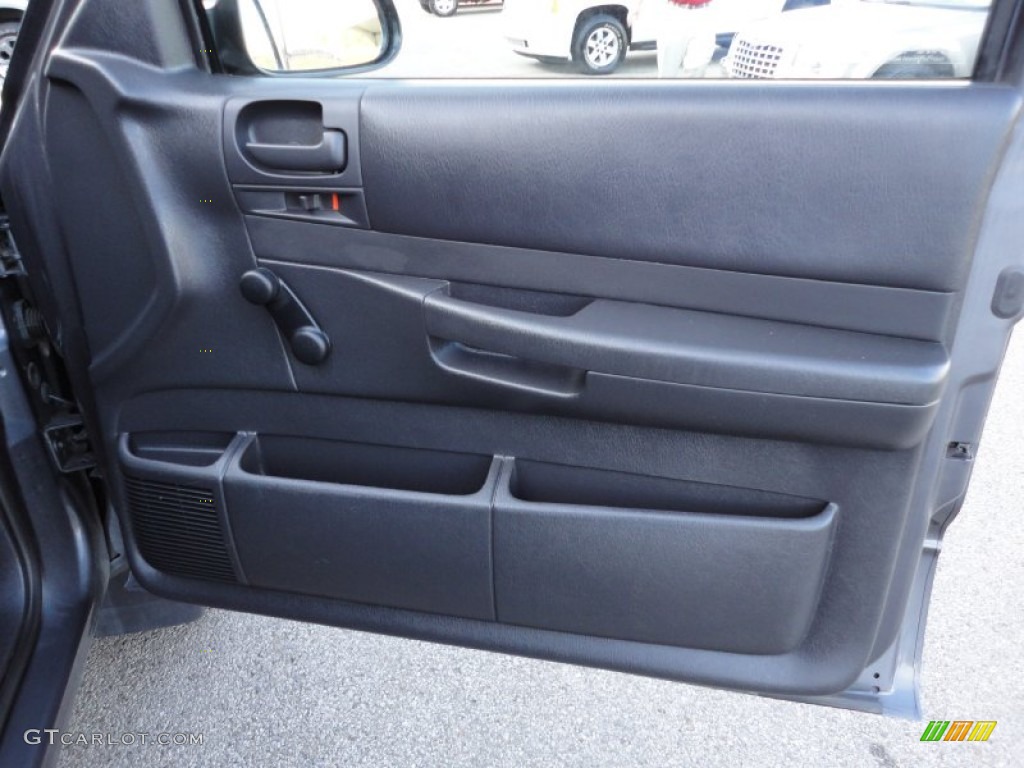 2003 Dodge Dakota SXT Club Cab 4x4 Dark Slate Gray Door Panel Photo #53557239