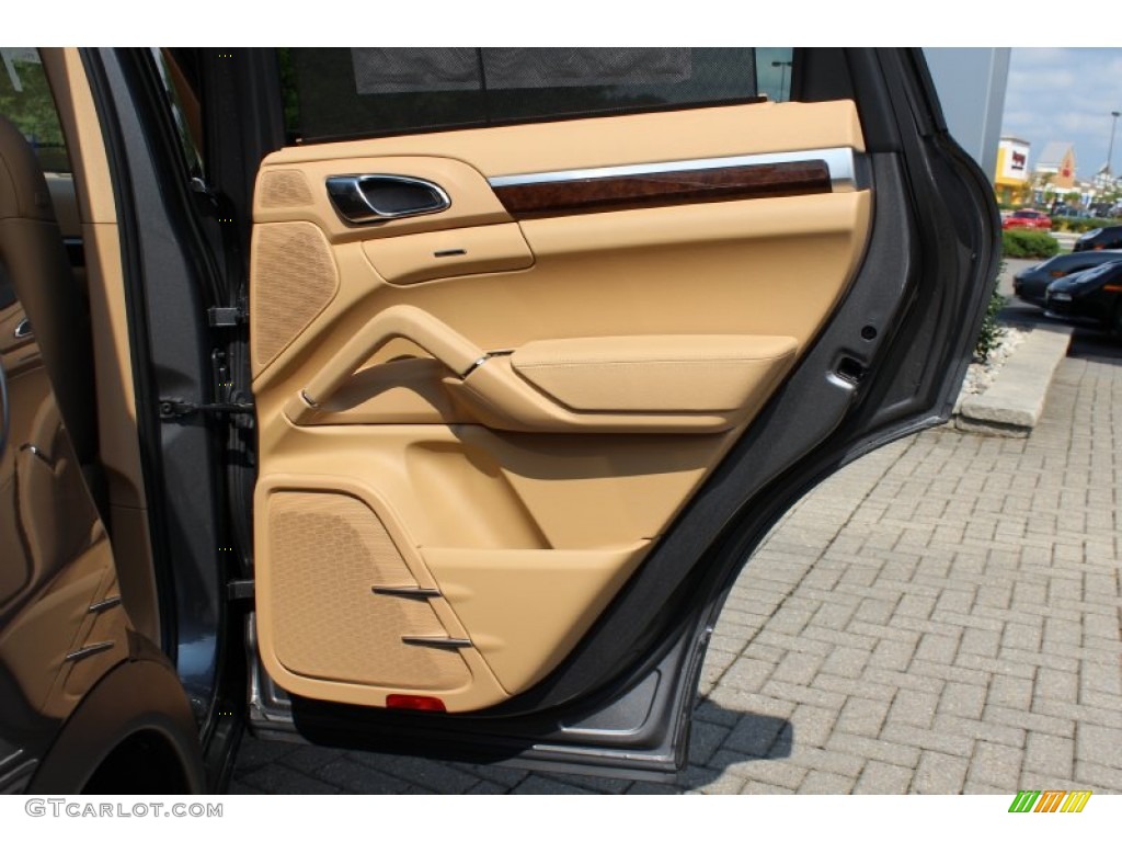 2012 Porsche Cayenne Standard Cayenne Model Luxor Beige Door Panel Photo #53557251