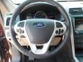 Medium Light Stone Steering Wheel Photo for 2012 Ford Explorer #53557401