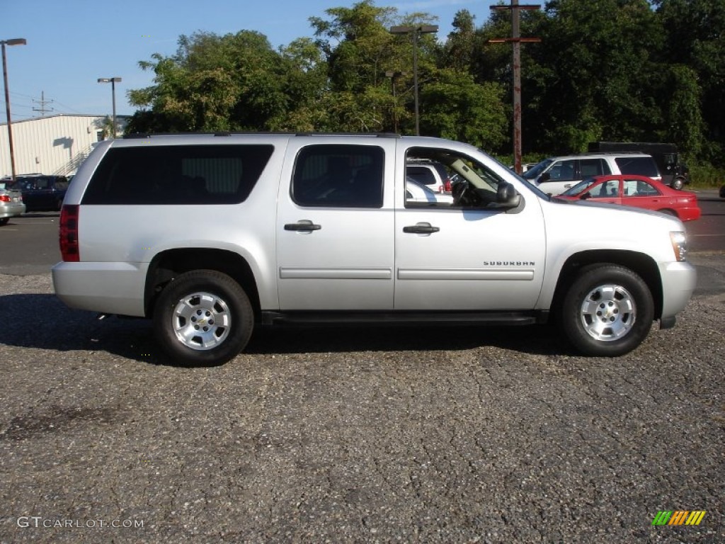 Sheer Silver Metallic 2010 Chevrolet Suburban LS 4x4 Exterior Photo #53557998