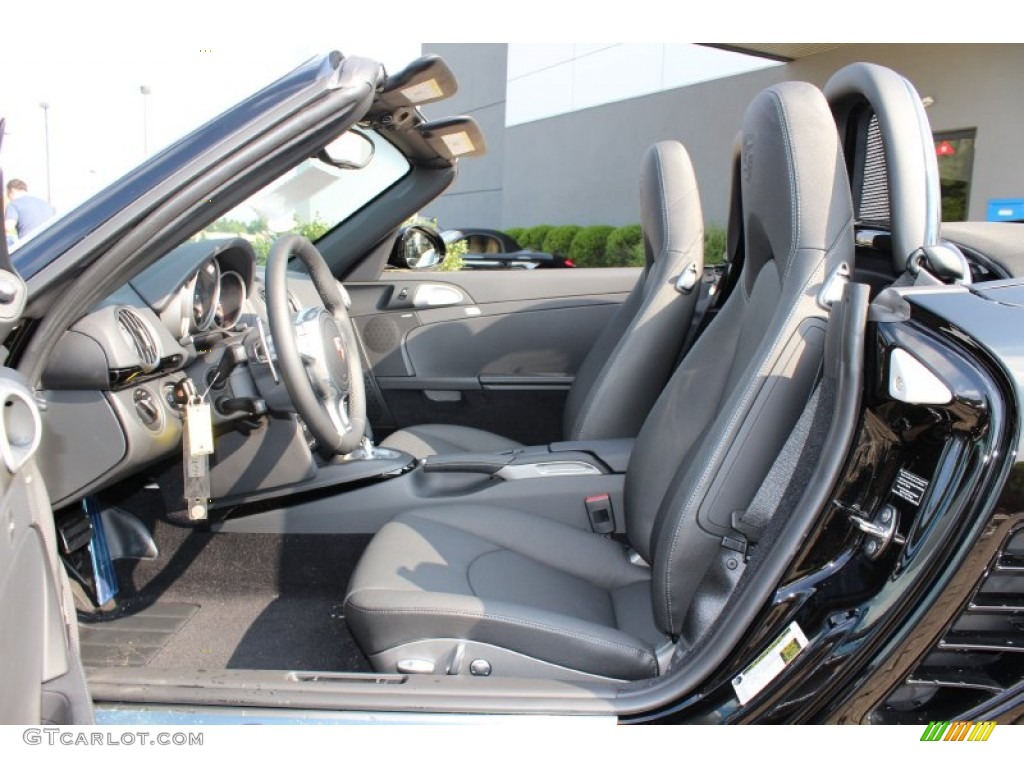 Black Interior 2012 Porsche Boxster S Photo #53558067