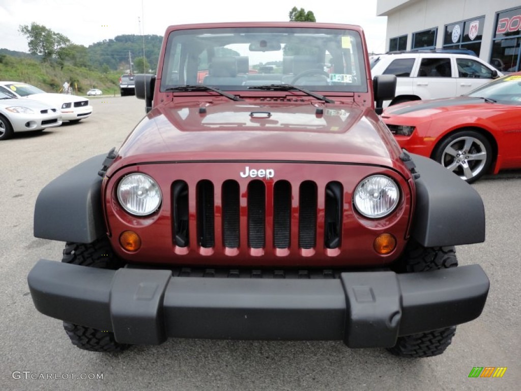 2009 Wrangler X 4x4 - Red Rock Crystal Pearl Coat / Dark Slate Gray/Medium Slate Gray photo #3