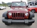 2009 Red Rock Crystal Pearl Coat Jeep Wrangler X 4x4  photo #3