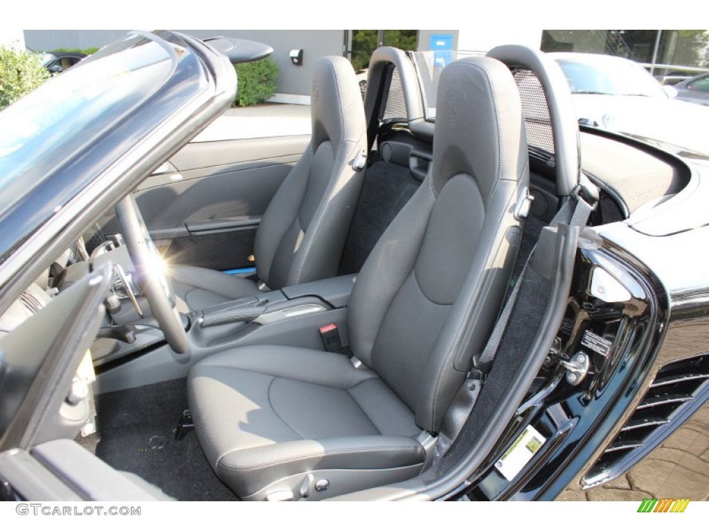 Black Interior 2012 Porsche Boxster S Photo #53558082