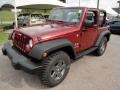 2009 Red Rock Crystal Pearl Coat Jeep Wrangler X 4x4  photo #4