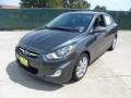 2012 Cyclone Gray Hyundai Accent GLS 4 Door  photo #7