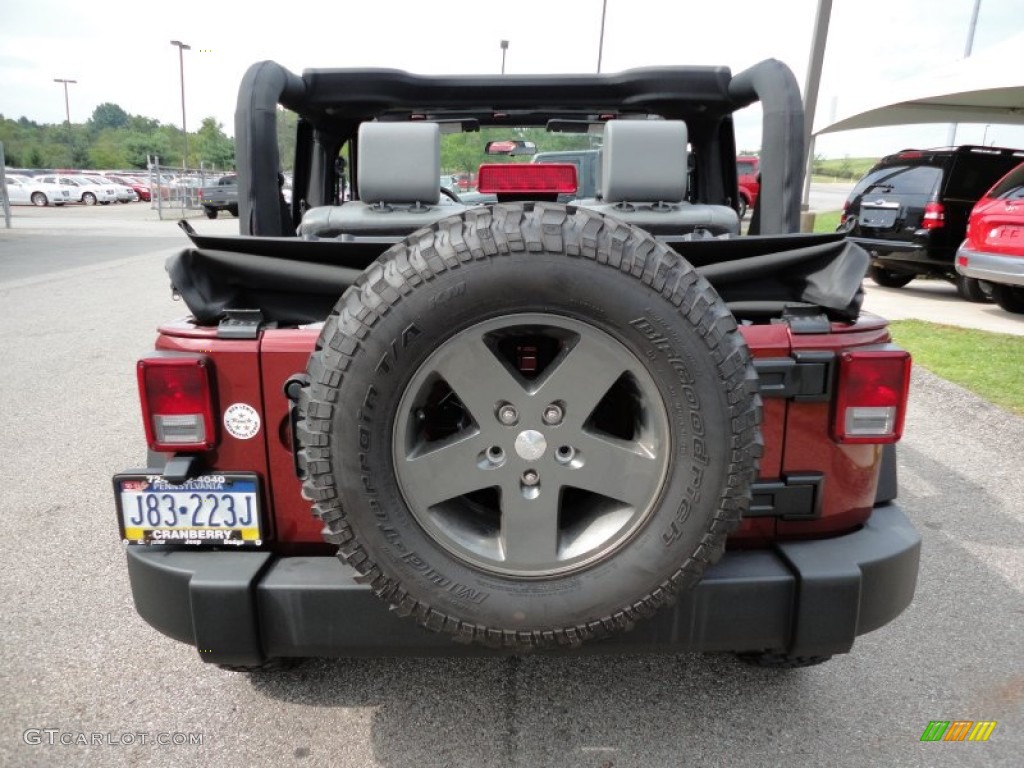 2009 Wrangler X 4x4 - Red Rock Crystal Pearl Coat / Dark Slate Gray/Medium Slate Gray photo #7