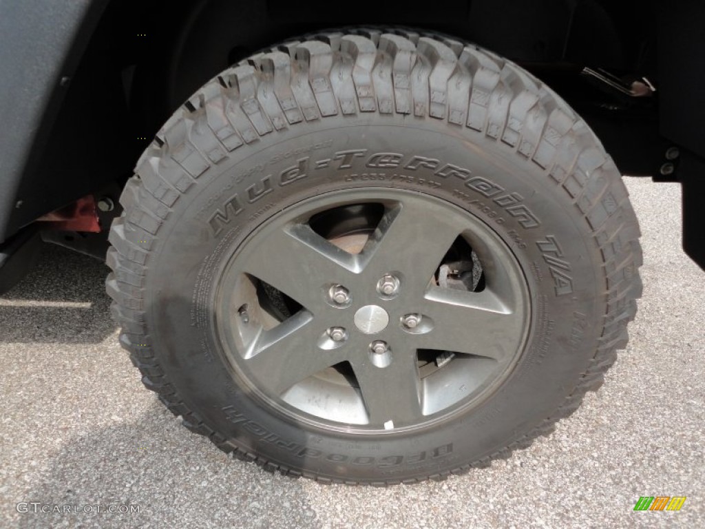 2009 Wrangler X 4x4 - Red Rock Crystal Pearl Coat / Dark Slate Gray/Medium Slate Gray photo #11