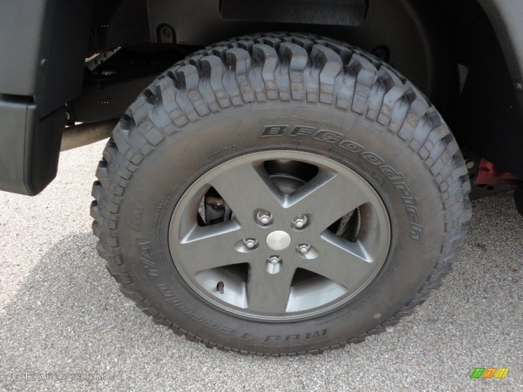2009 Wrangler X 4x4 - Red Rock Crystal Pearl Coat / Dark Slate Gray/Medium Slate Gray photo #12