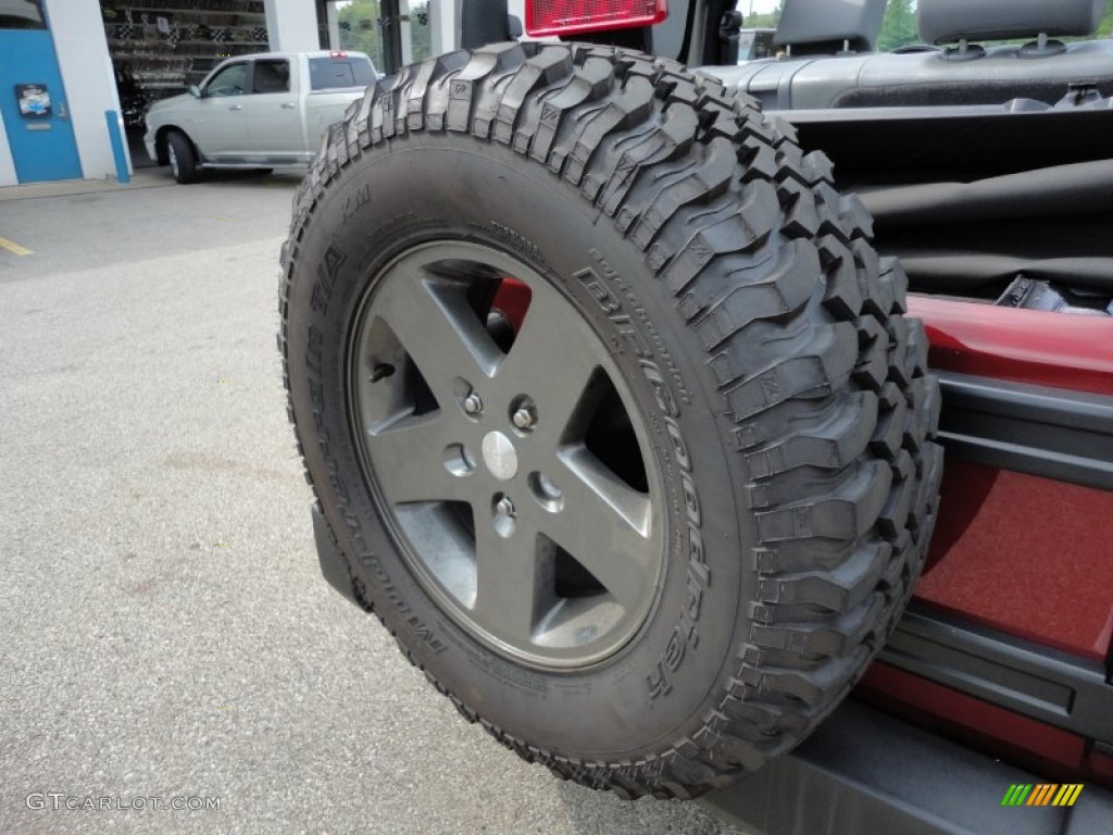 2009 Wrangler X 4x4 - Red Rock Crystal Pearl Coat / Dark Slate Gray/Medium Slate Gray photo #18