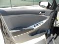 Gray 2012 Hyundai Accent GLS 4 Door Door Panel