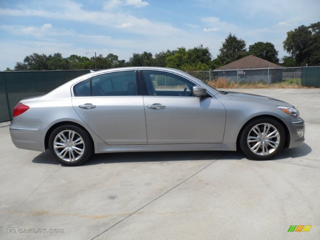 Titanium Gray Metallic 2012 Hyundai Genesis 3.8 Sedan Exterior Photo #53558571