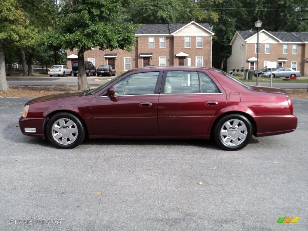 Cabernet Dark Red 2001 Cadillac DeVille DTS Sedan Exterior Photo #53558934