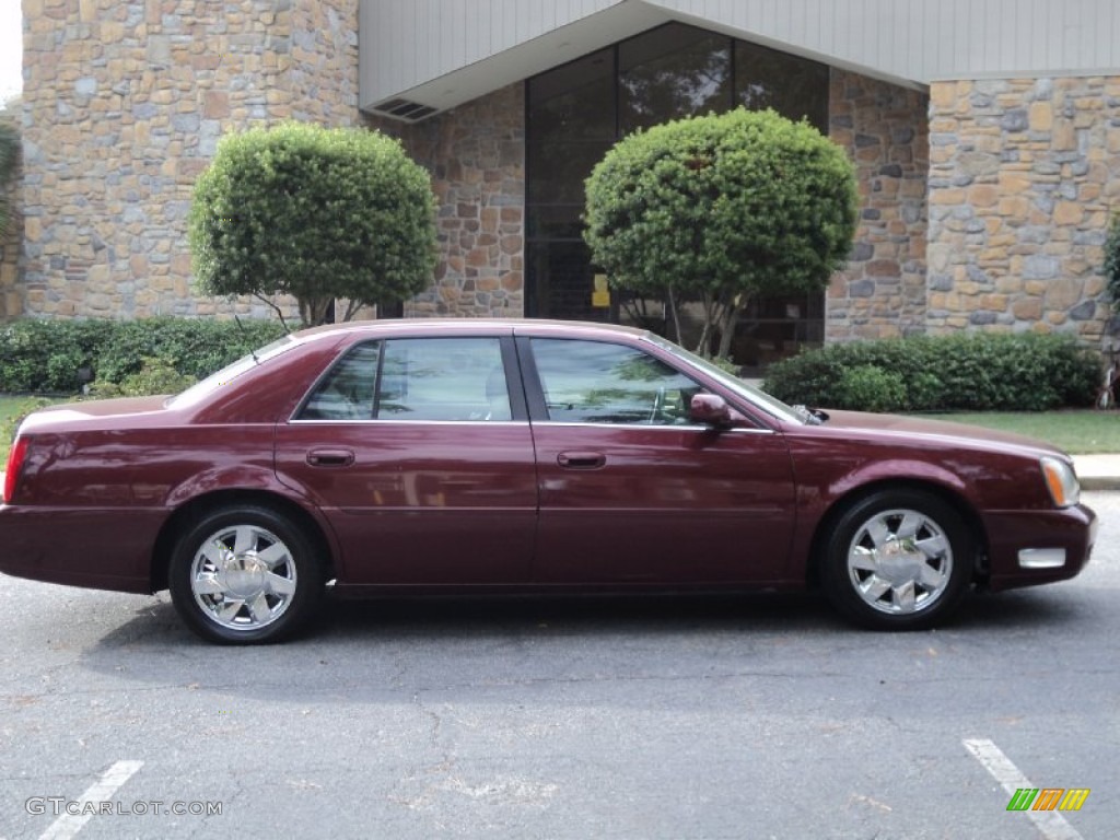 Cabernet Dark Red 2001 Cadillac DeVille DTS Sedan Exterior Photo #53558994