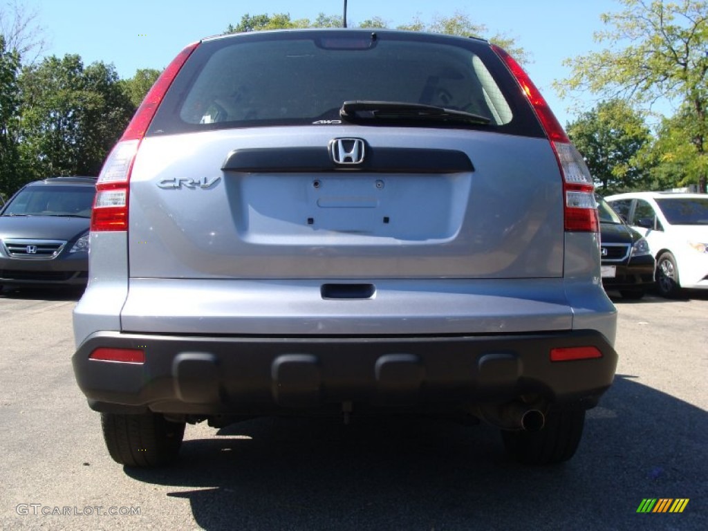 2008 CR-V LX 4WD - Glacier Blue Metallic / Gray photo #9