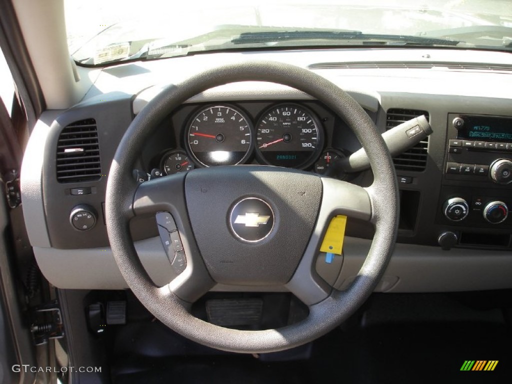 2009 Chevrolet Silverado 1500 Extended Cab Dark Titanium Steering Wheel Photo #53559240