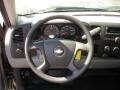 Dark Titanium 2009 Chevrolet Silverado 1500 Extended Cab Steering Wheel